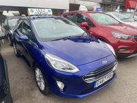 Begagnad Ford Fiesta Titanium 2017 Blå Halvkombi