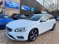 Used Volvo V60 R-Design 115 HP (84 kW) 2015 White Estate
