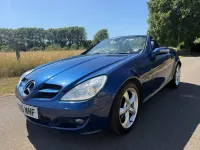 Used Mercedes SLK350 272 HP (200 kW) 2005 Blue Cabriolet