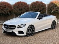 Used Mercedes E350 AMG line 313 HP (230 kW) 2019 White Cabriolet