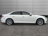 Used Audi A4 S-Line 150 HP (110 kW) 2019 Ibis white, solid Sedan