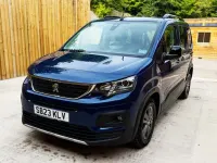 Used Peugeot Rifter Allure 131 HP (96 kW) 2023 Blue MPV