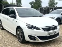Used Peugeot 308 SW GT-line 130 HP (95 kW) 2015 White Estate