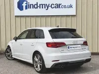 Used Audi A3 Sportback S-Line 150 HP (110 kW) 2019 White Hatchback