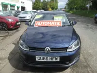 Used VW Golf VII Edition 110 HP (80 kW) 2016 Blue Hatchback