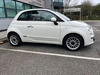 Used Fiat 500 Lounge 69 HP (50 kW) 2013 White Cabriolet