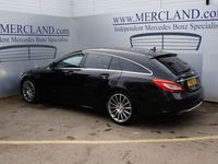 used Mercedes CLS220 CLS-Class 2016 (66) MERCEDES BENZAMG LINE ESTATE DIESEL AUTO BLACK