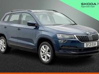 Used Skoda Karoq SE Technology 110 HP (80 kW) 2021 Petrol blue metallic SUV