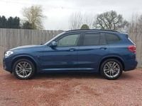 Used BMW X3 M Sport 190 HP (139 kW) 2020 Blue SUV