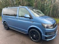 used VW Shuttle Transporter T6 TDI 8 SEATSWB IN ACAPULCO BLUE EURO SIX