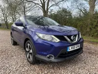 Used Nissan Qashqai N-TEC 115 HP (84 kW) 2015 Blue SUV