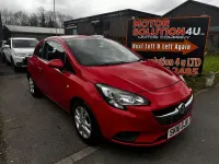 Used Vauxhall Corsa Design Edition 75 HP (55 kW) 2016 Red Hatchback