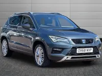 Used Seat Ateca XCELLENCE 148 HP (108 kW) 2018 Rhodium grey SUV