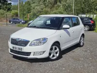 Used Skoda Fabia GreenLine 75 HP (55 kW) 2011 White Hatchback