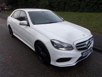 Used Mercedes E220 AMG 2014 White Sedan