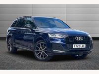 Used Audi Q7 Black Edition 286 HP (210 kW) 2022 Navarra blue SUV