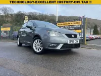 Used Seat Ibiza SE Technology 75 HP (55 kW) 2016 Grey Hatchback