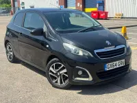 Used Peugeot 108 Allure 82 HP (60 kW) 2014 Black Hatchback
