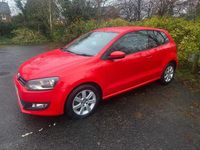 Used VW Polo Edition 60 HP (44 kW) 2013 Red Hatchback