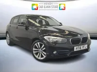 Used BMW 118 Sport Line 2016 Black Hatchback