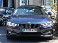 Used BMW 430 Luxury Line 252 HP (185 kW) 2016 Imperial blue xirallic Coupe