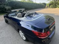 Used Mercedes E220 AMG 170 HP (125 kW) 2013 Blue Cabriolet