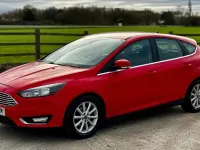 Used Ford Focus Titanium 125 HP (91 kW) 2015 Red Hatchback