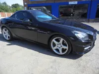 Used Mercedes SLK250 AMG 204 HP (150 kW) 2014 Black Cabriolet
