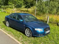 Used Audi A4 S-Line 2007 Blue Sedan