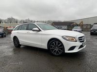 Used Mercedes C220 SE 2019 White Estate