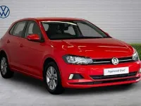 Used VW Polo SE 80 HP (58 kW) 2019 Red Hatchback