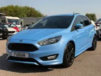 Used Ford Focus ST-Line 125 HP (91 kW) 2017 Blue Hatchback