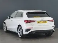 Used Audi A3 S-Line 150 HP (110 kW) 2024 White Hatchback