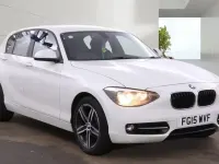 Used BMW 116 Sport Line 2015 Alpine white Hatchback