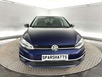 Used VW Golf VII SE 110 HP (80 kW) 2018 Blue Hatchback