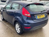 Used Ford Fiesta Zetec 2010 Blue Hatchback