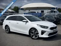 Used Kia Ceed Sportswagon Turbo 114 HP (83 kW) 2018 White Estate