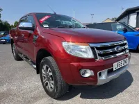 Used Ford Ranger Limited 2015 Red Pickup
