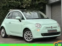 Used Fiat 500C Lounge 85 HP (62 kW) 2015 Smooth mint Cabriolet