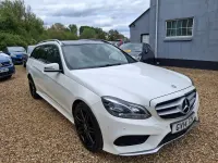 Begagnad Mercedes E250 AMG 204 HK (150 kW) 2014 Vit Kombi