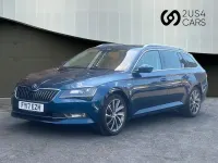 Used Skoda Superb LAURIN & KLEMENT 190 HP (139 kW) 2017 Blue Estate