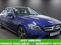 Used Mercedes C200 Premium 2020 Blue Sedan