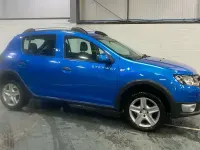 Used Dacia Sandero Ambiance 90 HP (66 kW) 2015 Blue Hatchback