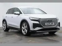 Used Audi Q4 e-tron S-Line 150 kW (204 HP) 2021 White SUV