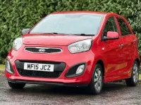 Used Kia Picanto 69 HP (50 kW) 2014 Red Hatchback