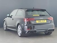 Used Audi A3 S-Line 150 HP (110 kW) 2016 Black Hatchback