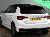 Used Skoda Fabia Design Edition 116 HP (85 kW) 2025 Moon white metallic black magic pearl effect Hatchback