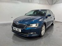 Used Skoda Superb SE L Executive 190 HP (139 kW) 2016 Blue Hatchback