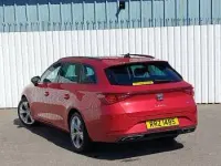 Usata Seat Leon FR 130 CV (95 kW) 2021 Rosso Station wagon