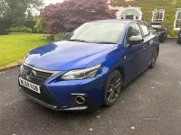 Used Lexus CT200h Sport Line 2019 Blue Hatchback